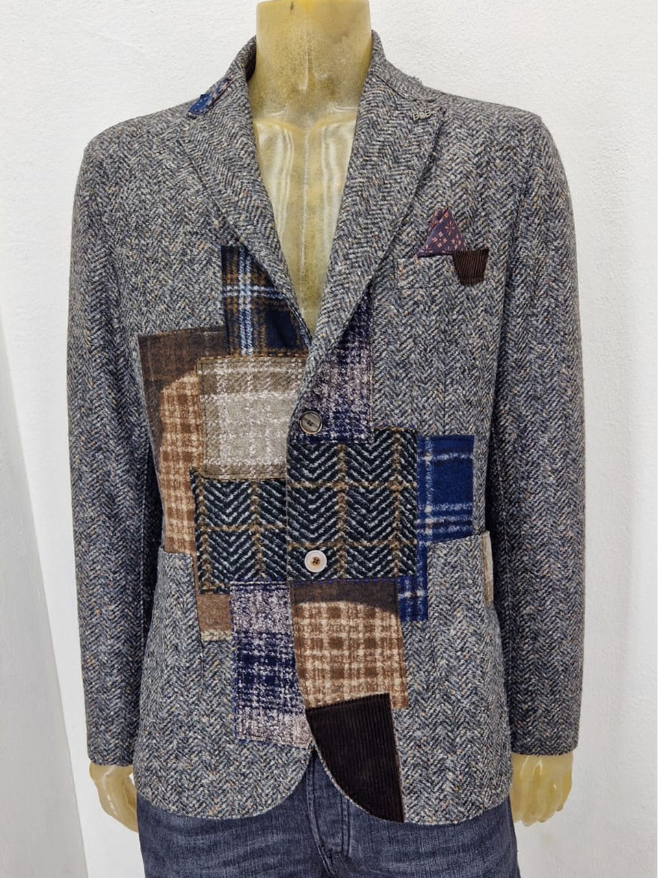 giacca patchwork MARVELL 503 GR BOB 