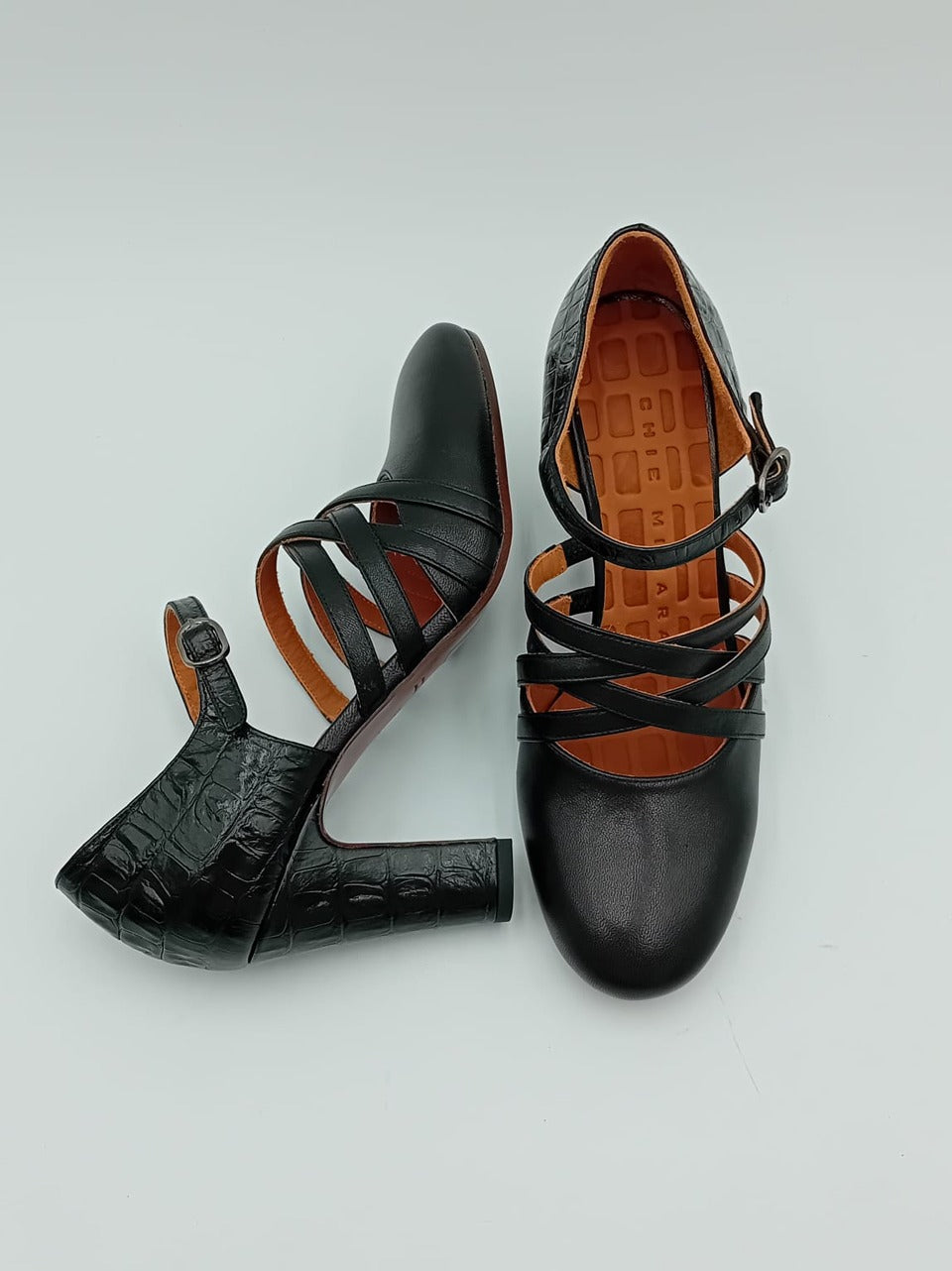 baby tacco 70mm bimateriale MATCH NEGRO CHIE MIHARA 