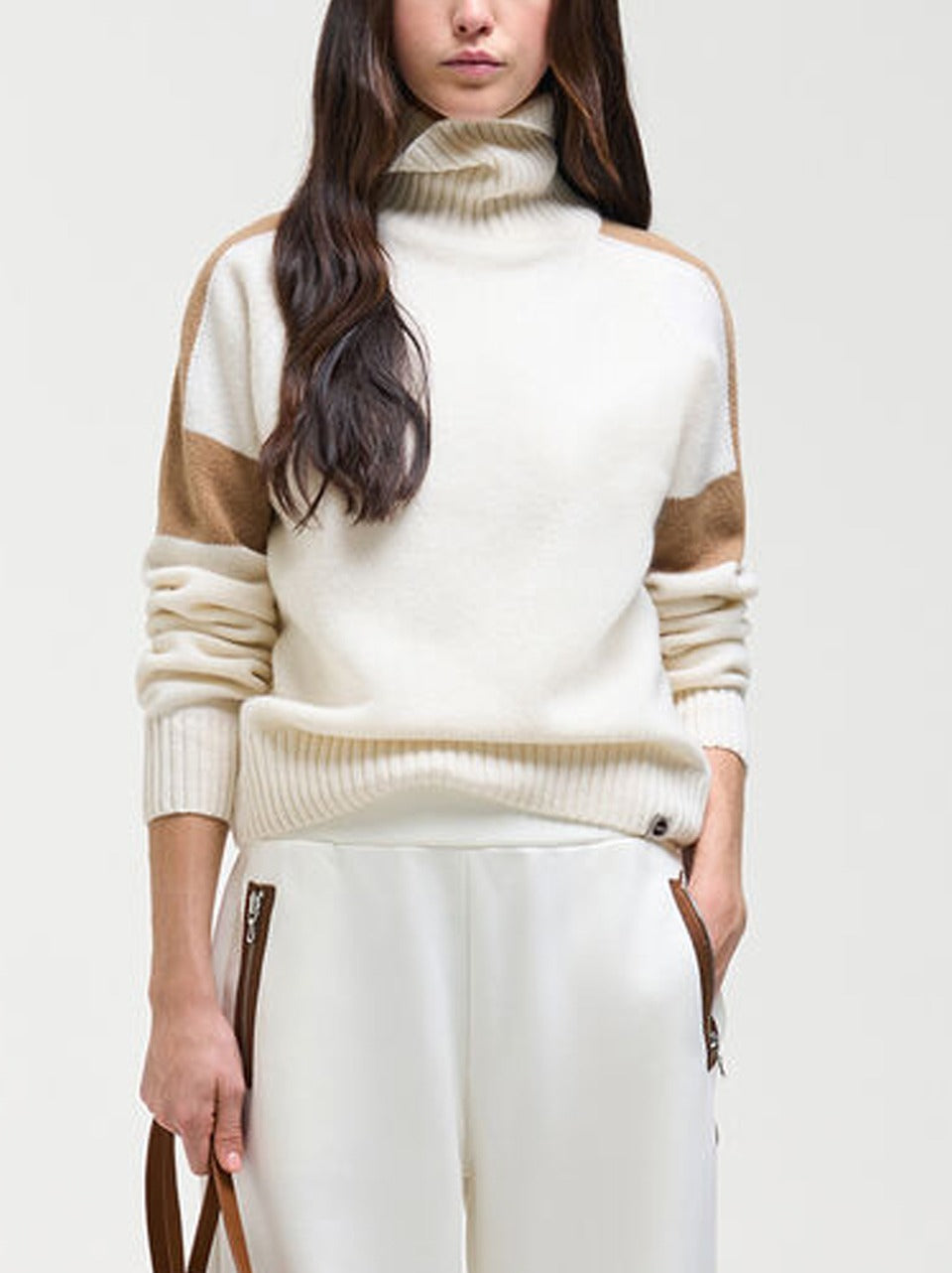 maglia collo alto bicolored 43000012 L COLMAR 