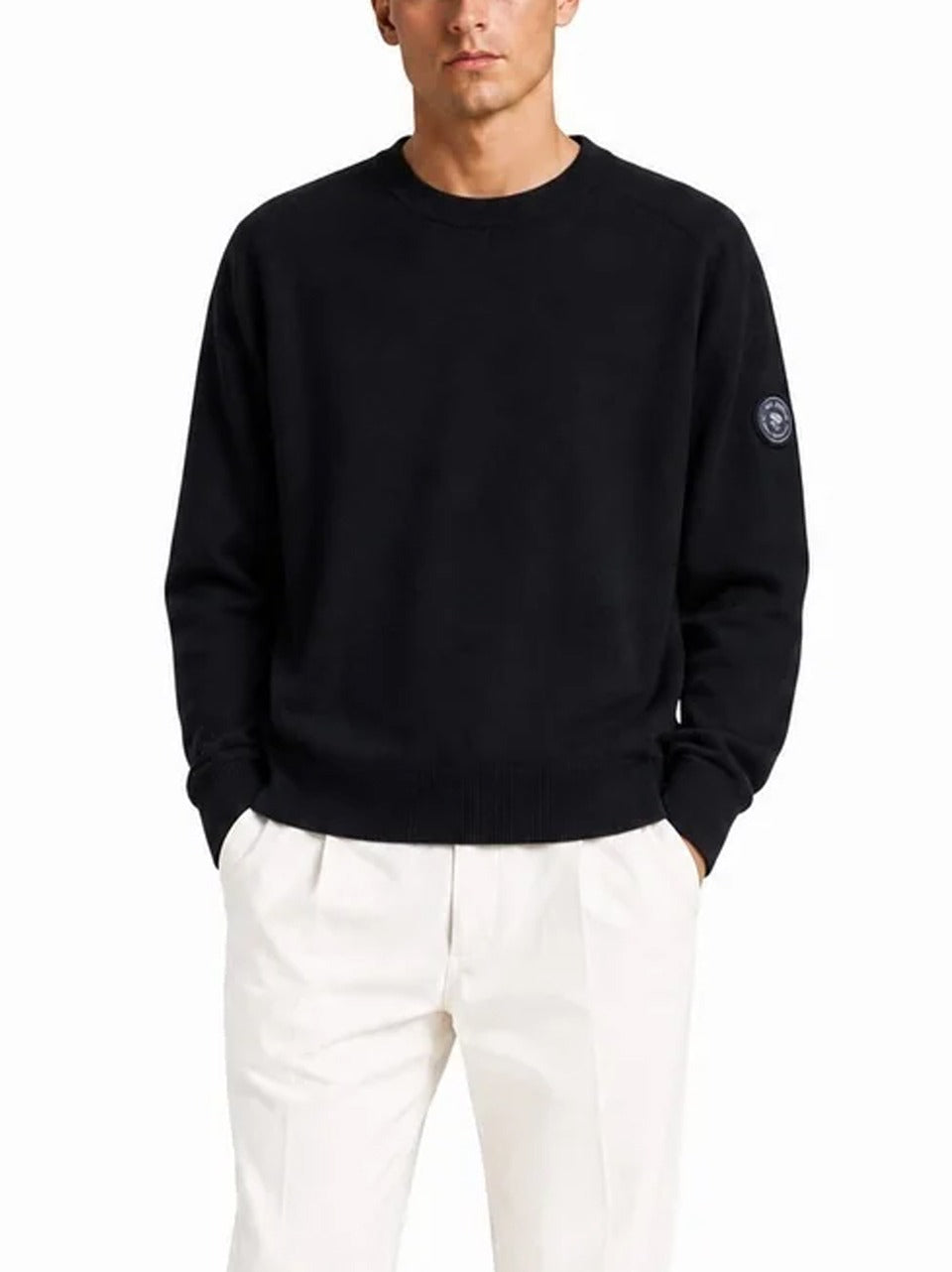 maglia in lambswool KN085A 110149A 999 C.P COMPANY 