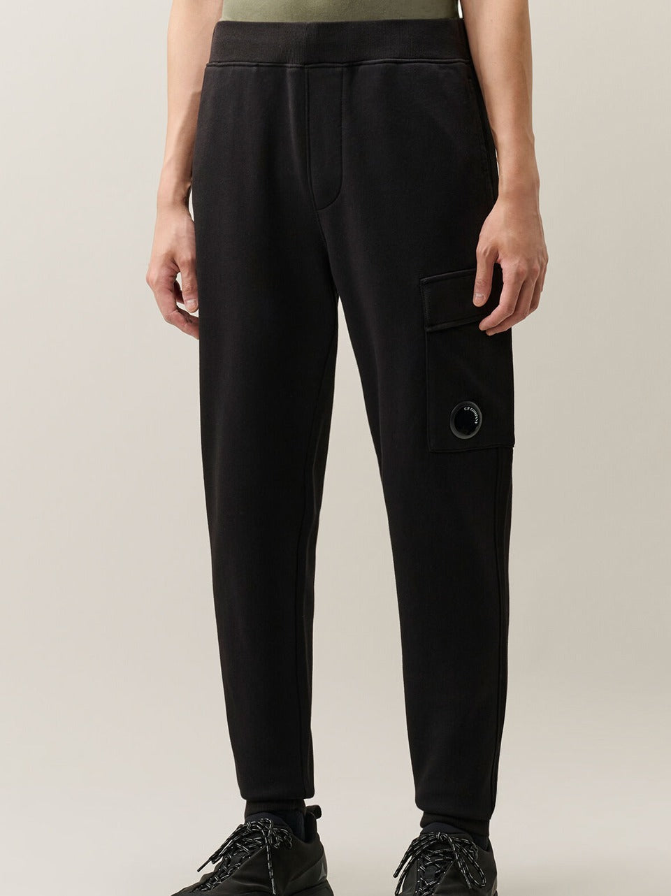pantalone cargo in felpa SP717A005086W N C.P COMPANY 