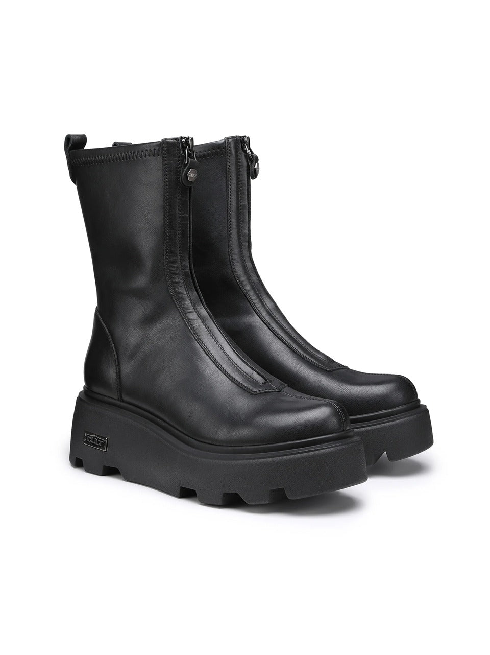 stivaletto con zip anteriore CLW3554 BLACK CULT 
