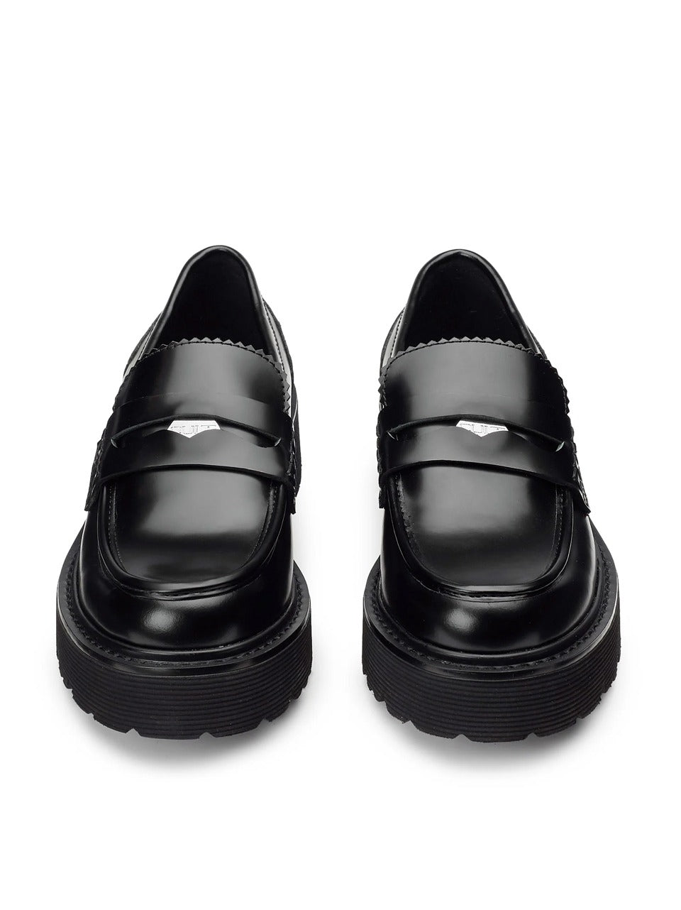 mocassino con passante e penny CLW3947 BLACK CULT 