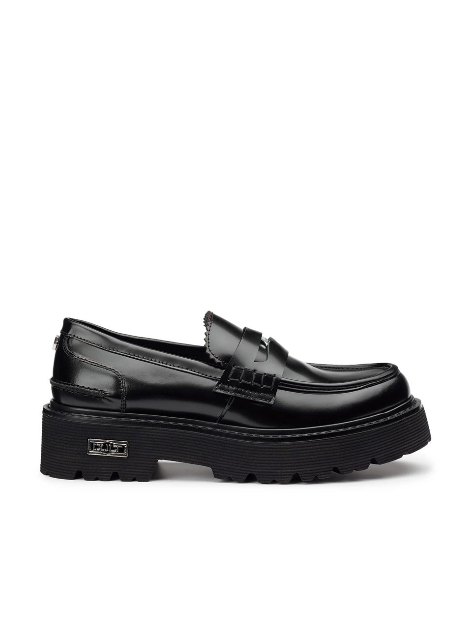 mocassino con passante e penny CLW3947 BLACK CULT 