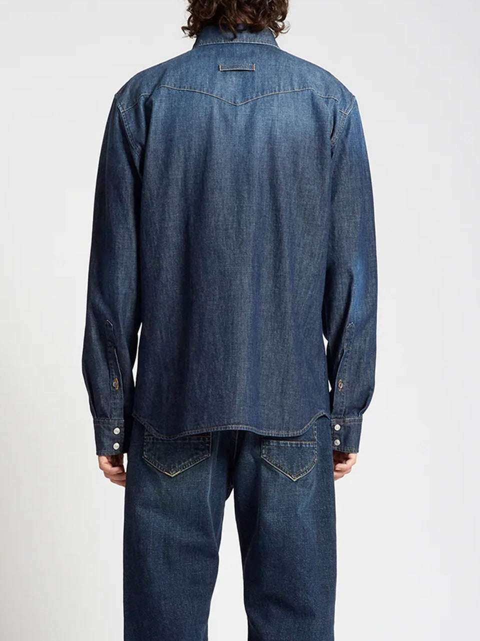 camicia tex denim JHON DF0084 D DEPARTMENT FIVE 
