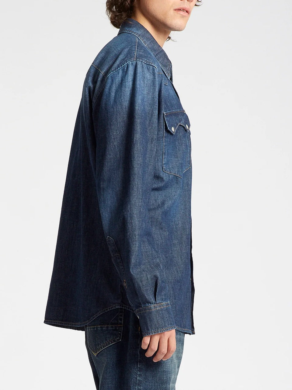 camicia tex denim JHON DF0084 D DEPARTMENT FIVE 
