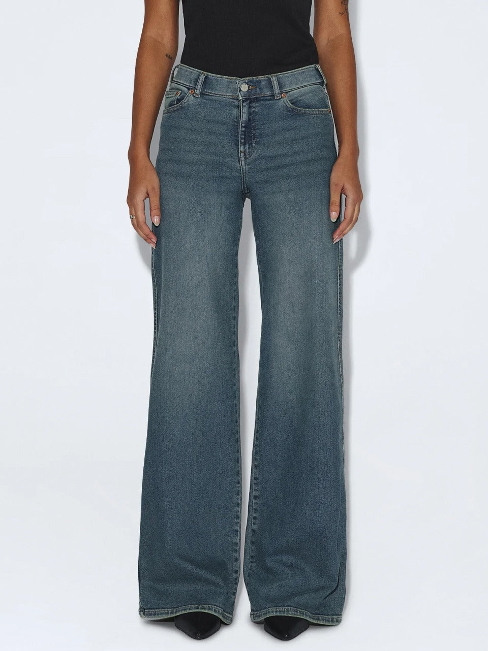 jeans palazzo capenid used ZILA MID WIDE DENIM Dr DENIM 