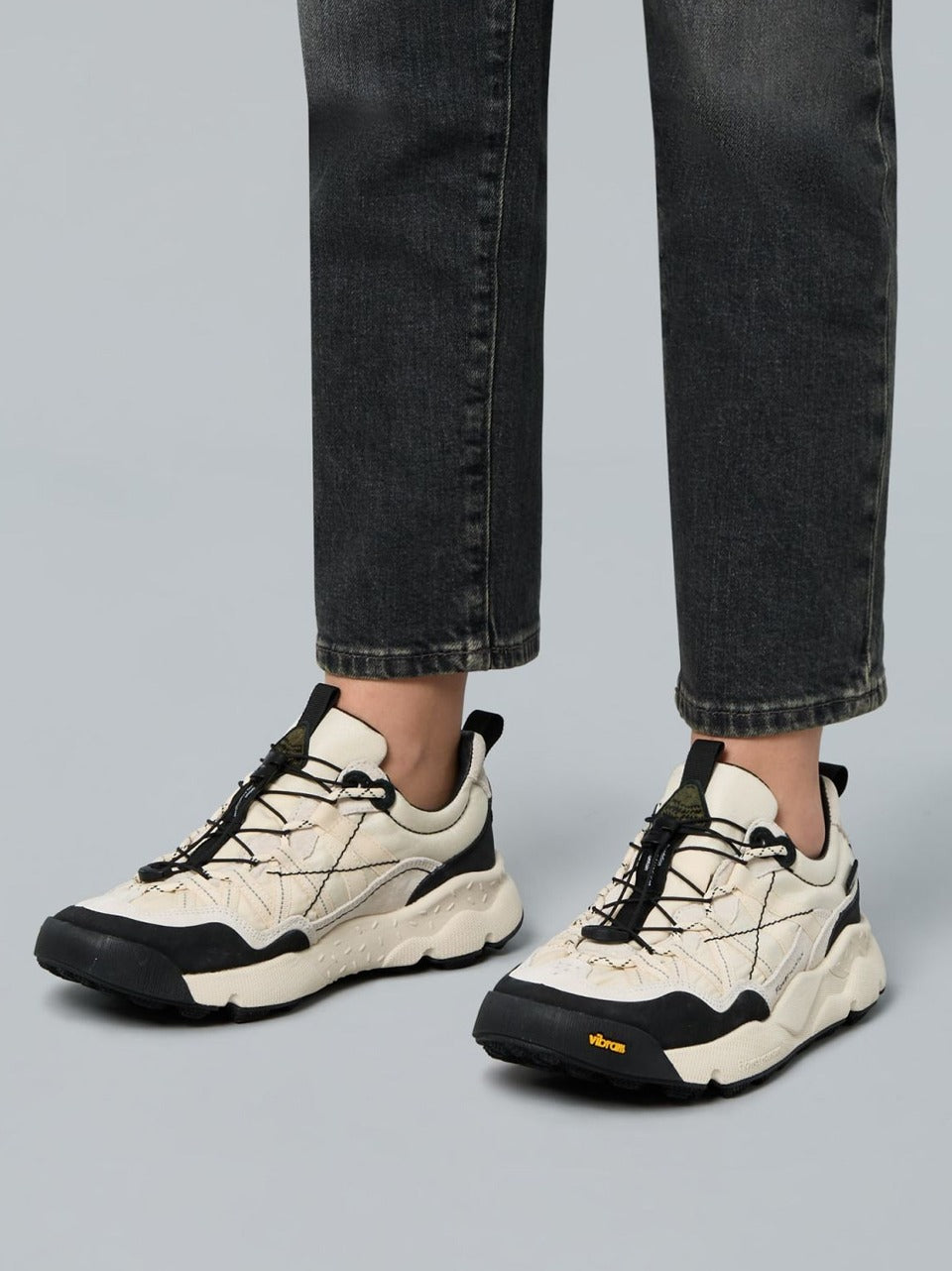 sneakers ivano 2 idrorepellente IWANO 2 1N20 WHITE BLAK FLOWER MOUNTAIN 