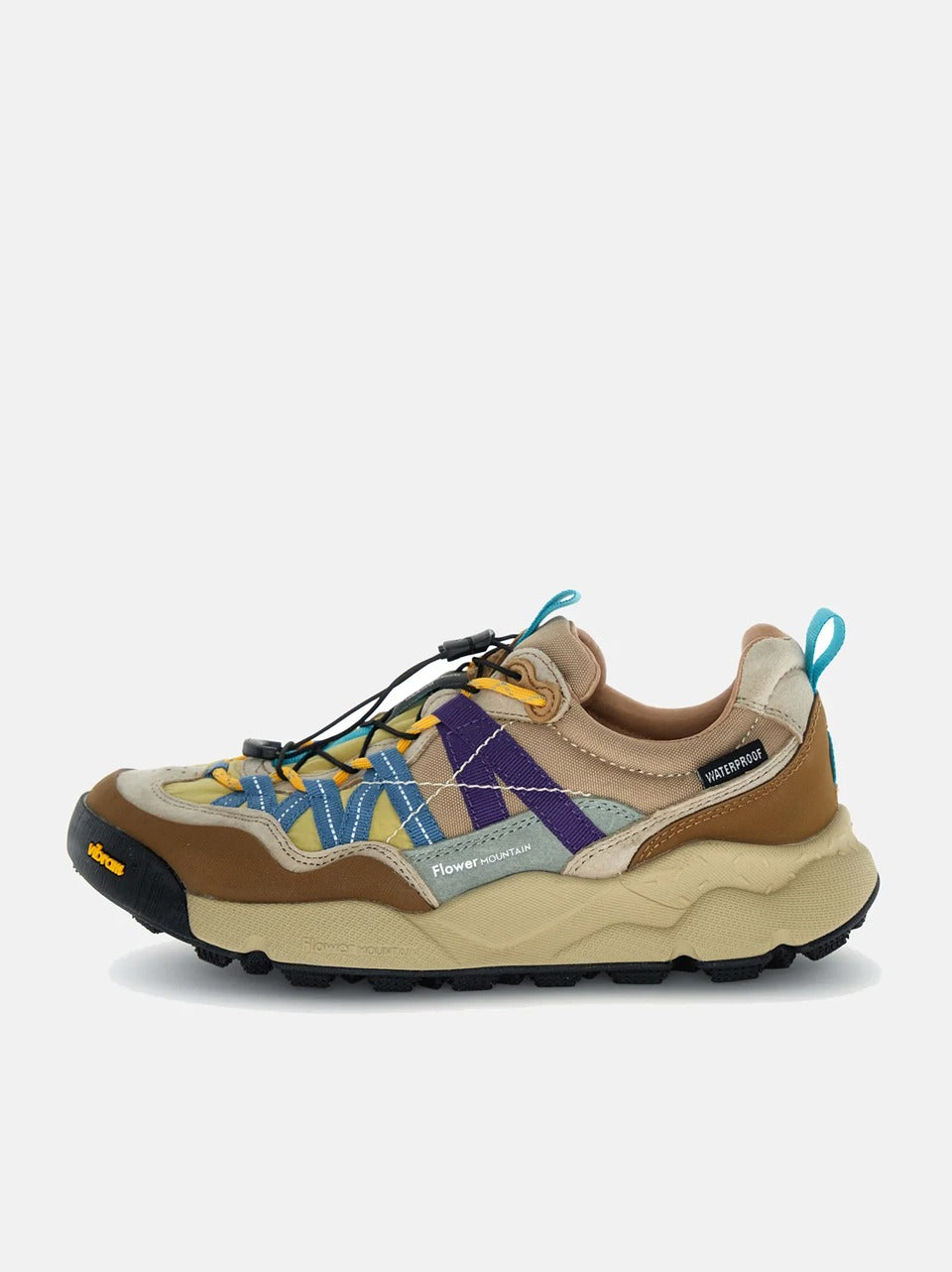 sneakers ivano 2 idrorepellente IWANO 2 4D11 BROWN BEIGE TAUPE FLOWER MOUNTAIN 