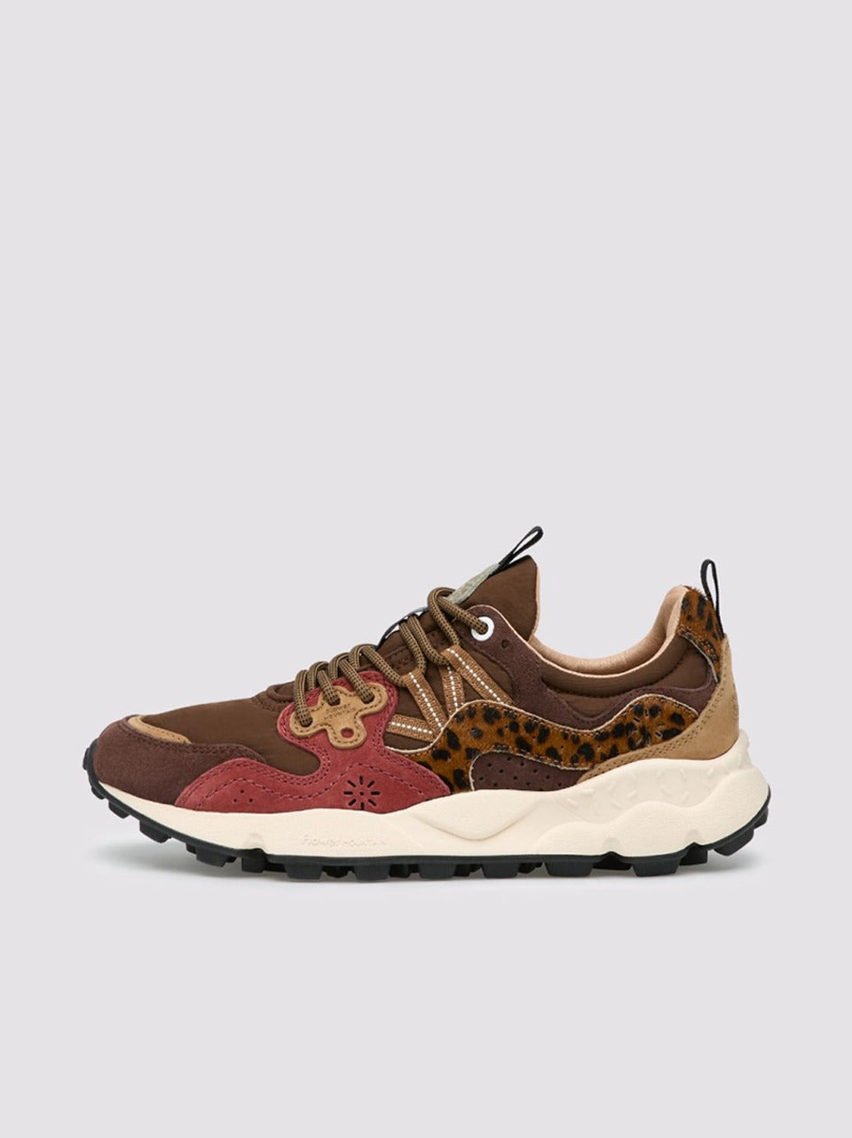 sneakers yamano 3 YAMANO 3 1D34 BROWN BORDEAUX FLOWER MOUNTAIN 