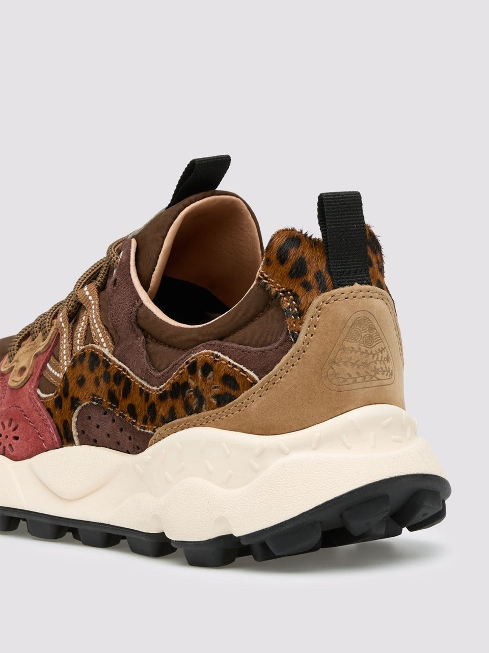 sneakers yamano 3 YAMANO 3 1D34 BROWN BORDEAUX FLOWER MOUNTAIN 