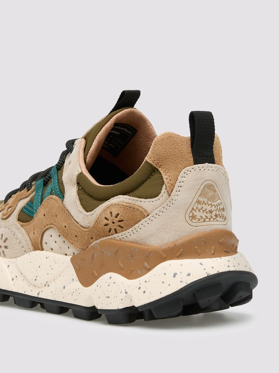 sneakers yamano 3 YAMANO 3 1E98 CREAM BROWN TAUPE FLOWER MOUNTAIN 