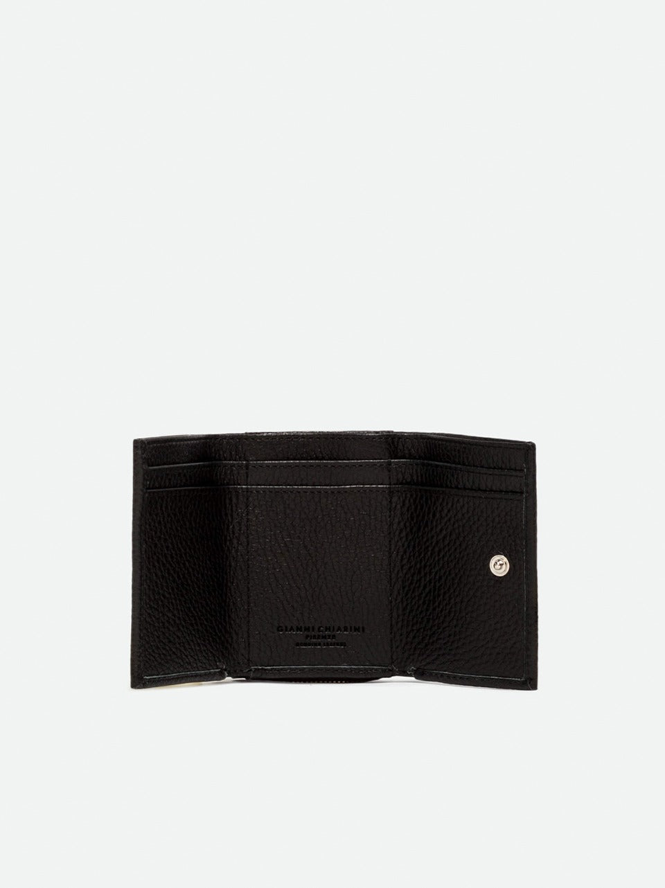 portafogli con clipe zip piccolo 5065GRN NERO GIANNI CHIARINI 
