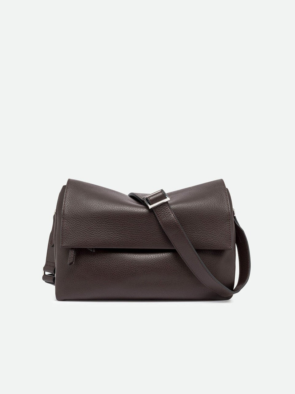 borsa three con patta BS12305GRN ESPRESSO GIANNI CHIARINI 