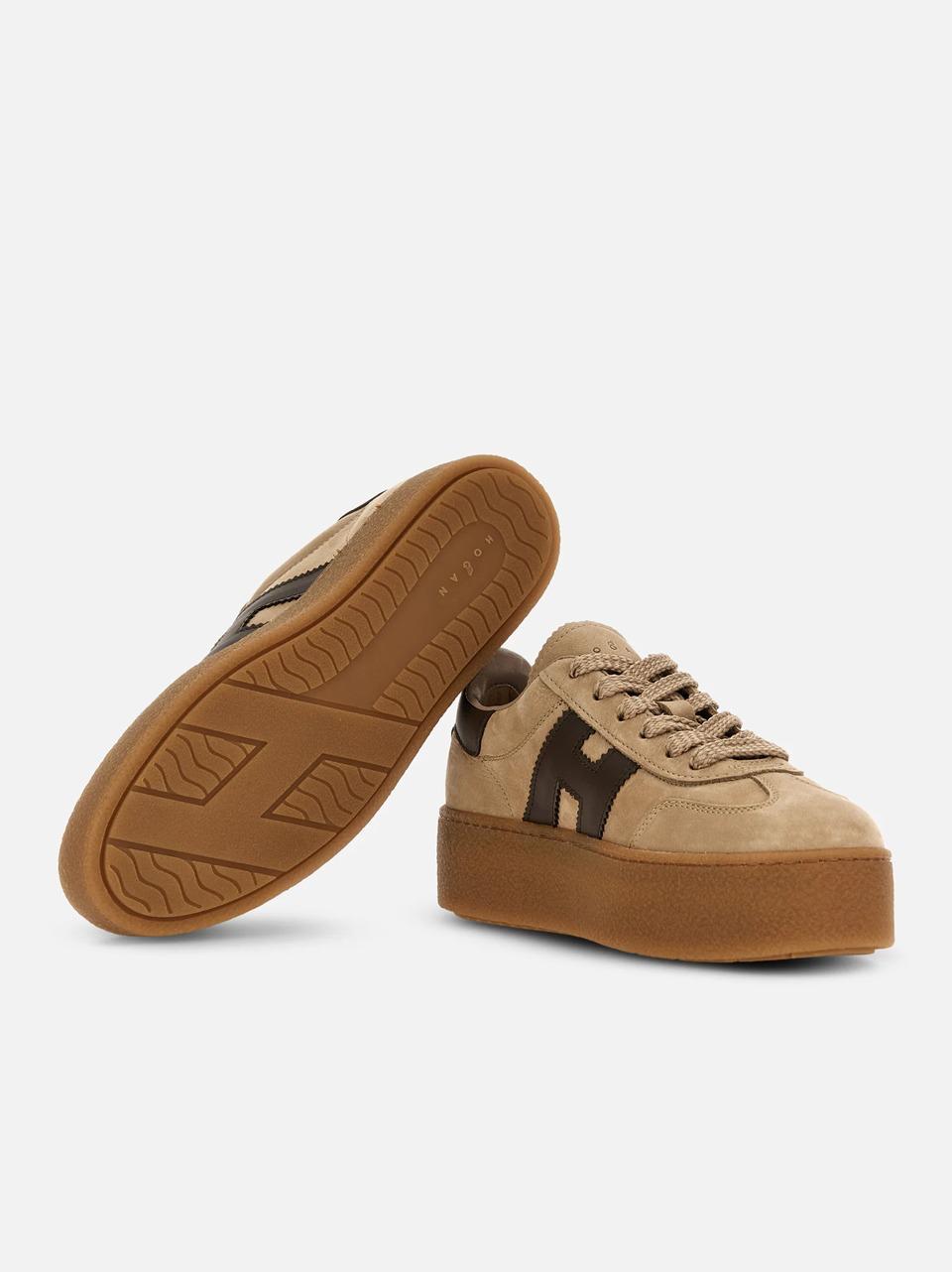 sneakers double cool HXW6980FB6TUIE0CP4 TAUPE HOGAN 