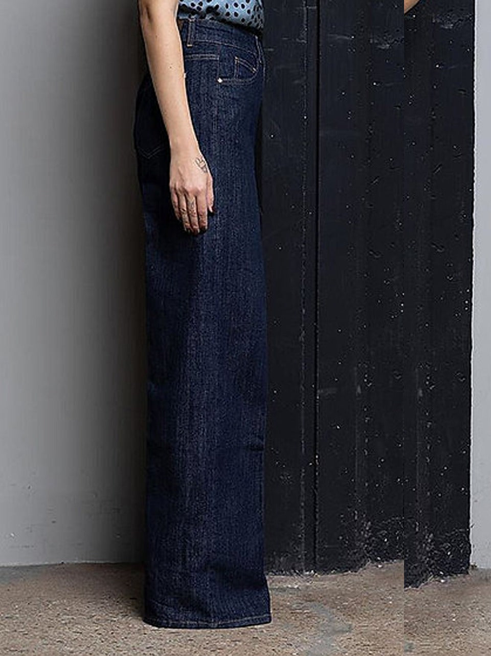 denim palazzo MG003 NOEMI D KAOS 