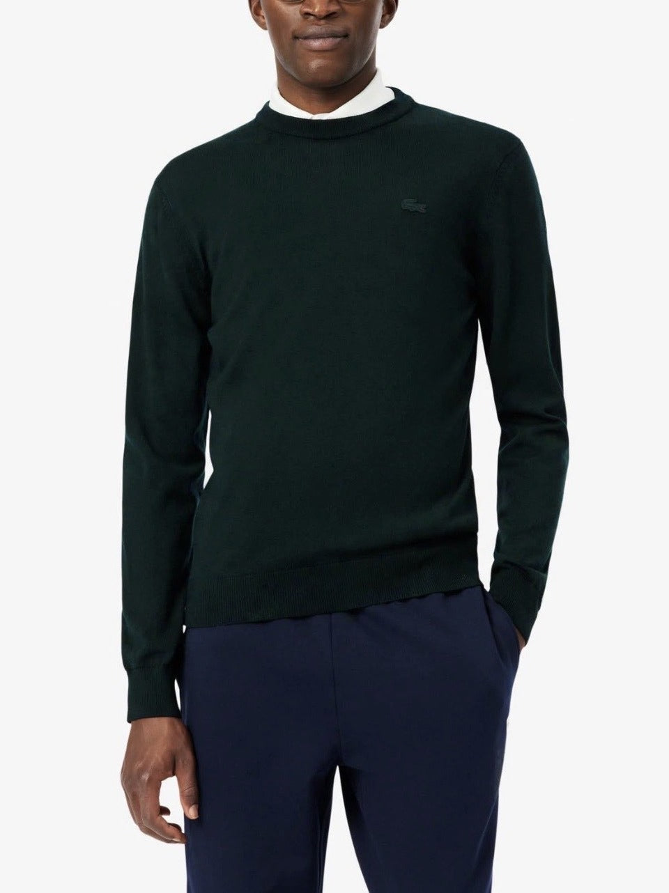 maglia in lana monocrom AH1969 VE LACOSTE 