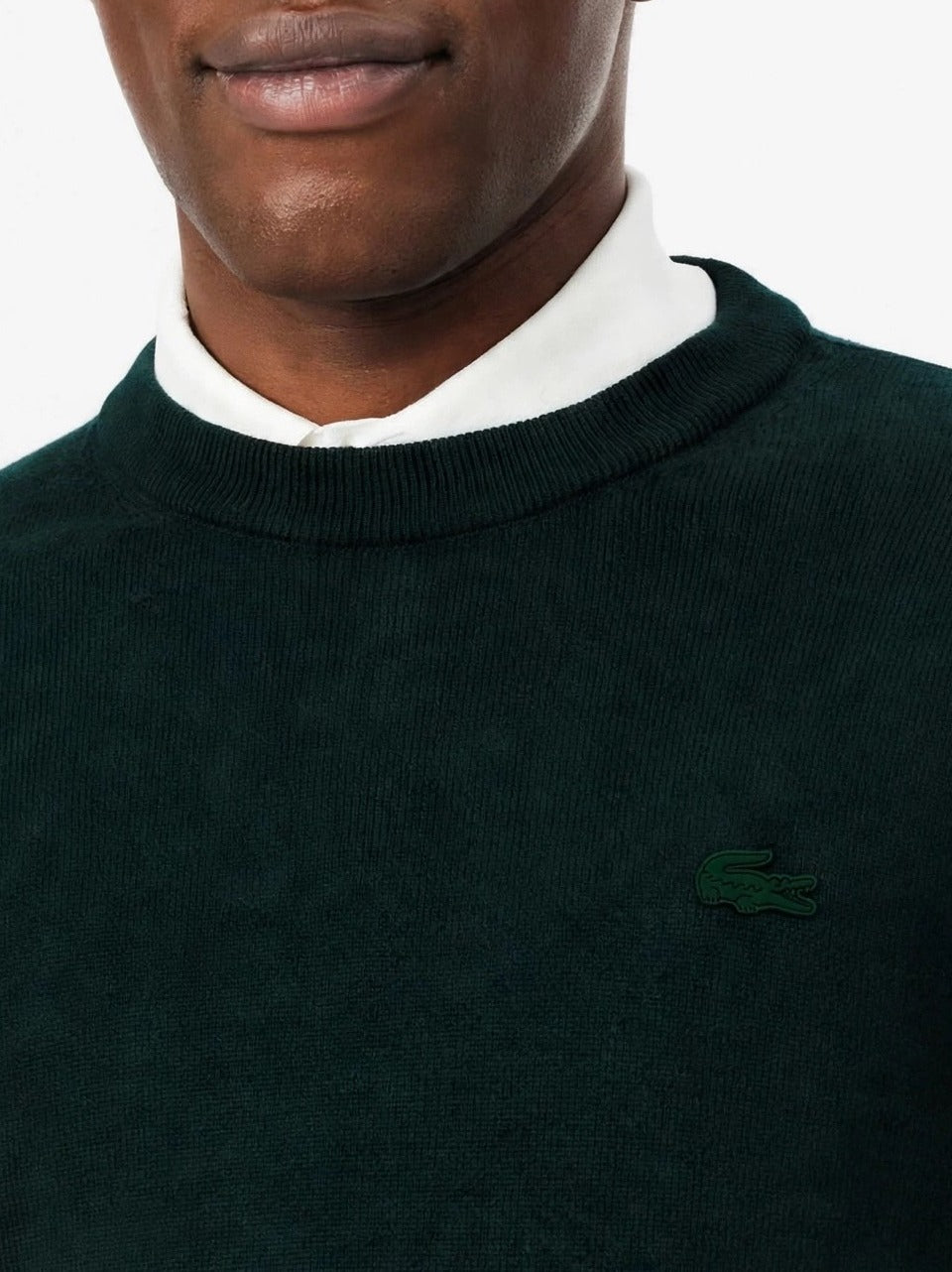 maglia in lana monocrom AH1969 VE LACOSTE 