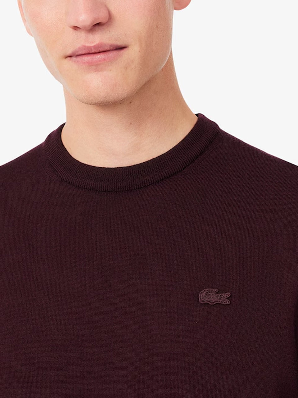 maglia in lana monocrom AH1969 V LACOSTE 