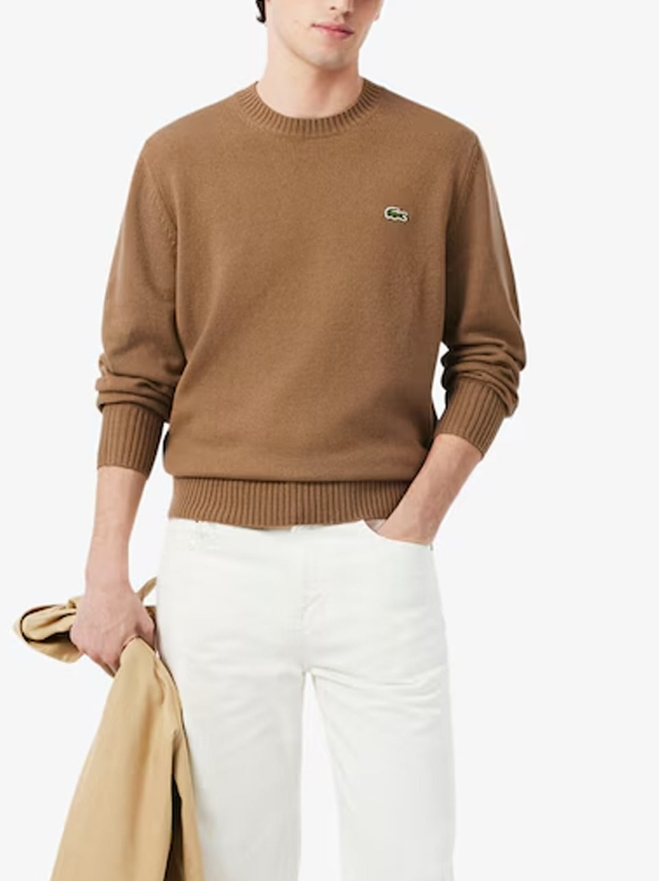 maglia in  lana base AH2916 C LACOSTE 
