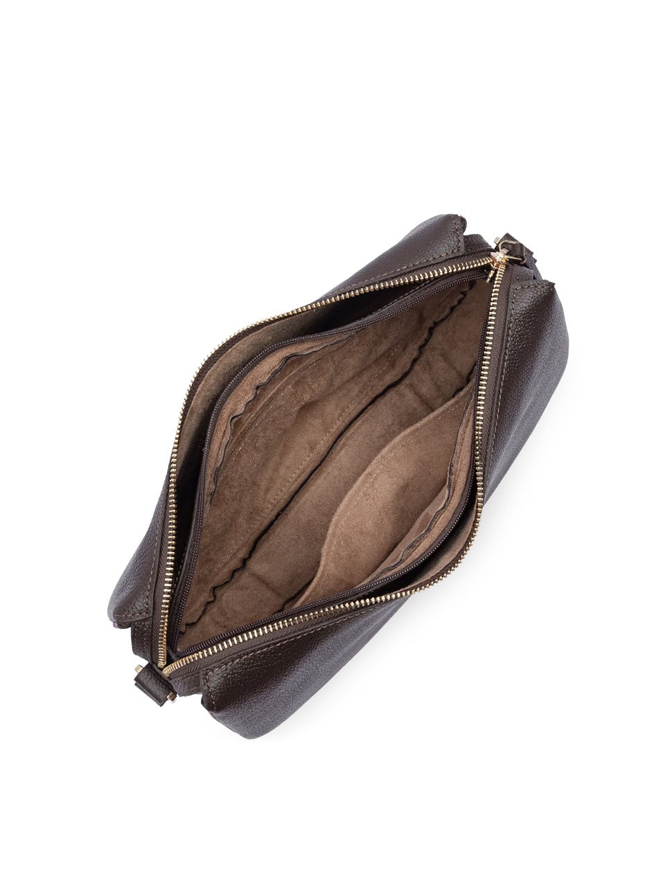 borsa a spalla con zip e 3 soffietti 529-95 T.MORO LANCASTER 
