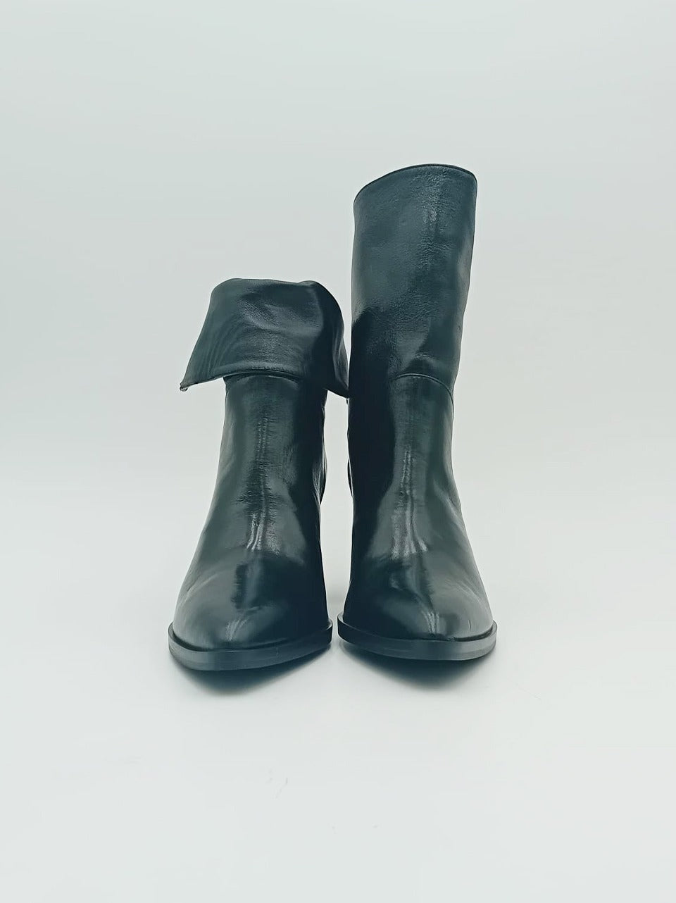 stivaletto con zip posteriore  tacco h 70 mm 7038\5 OLDNERO  