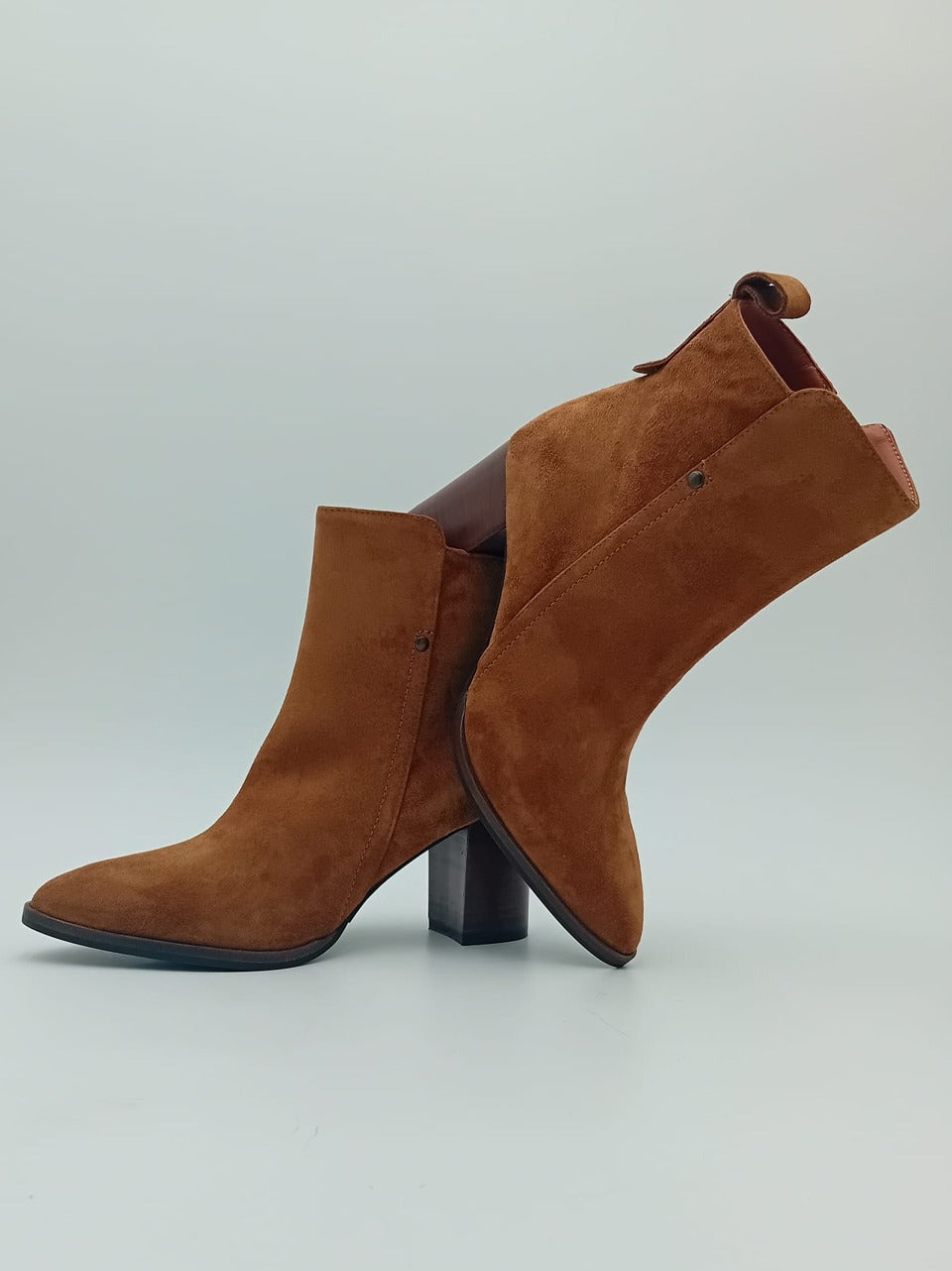 stivaletto con zip tacco h 70 mm 7040\C SAJOTERRA  