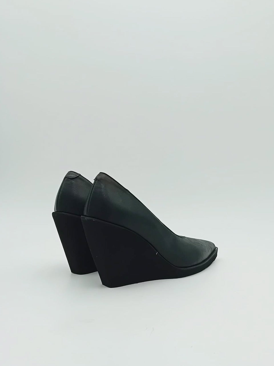 decollette  con zeppa DI26\142 NERO MICHAEL DASS 