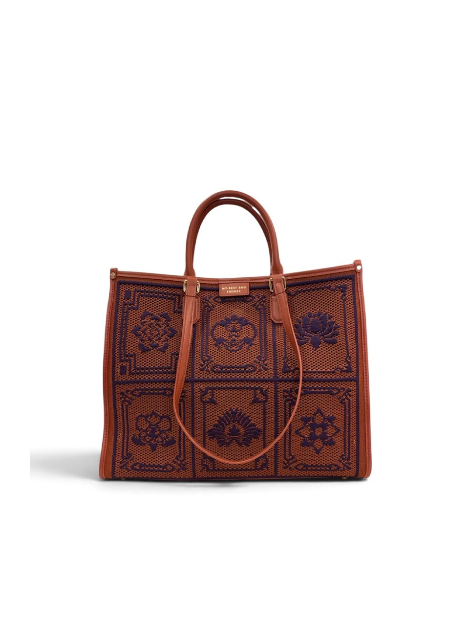 borsa athena grande stampa mandala 3005 MANDALACOPPER MY-BEST BAGS 