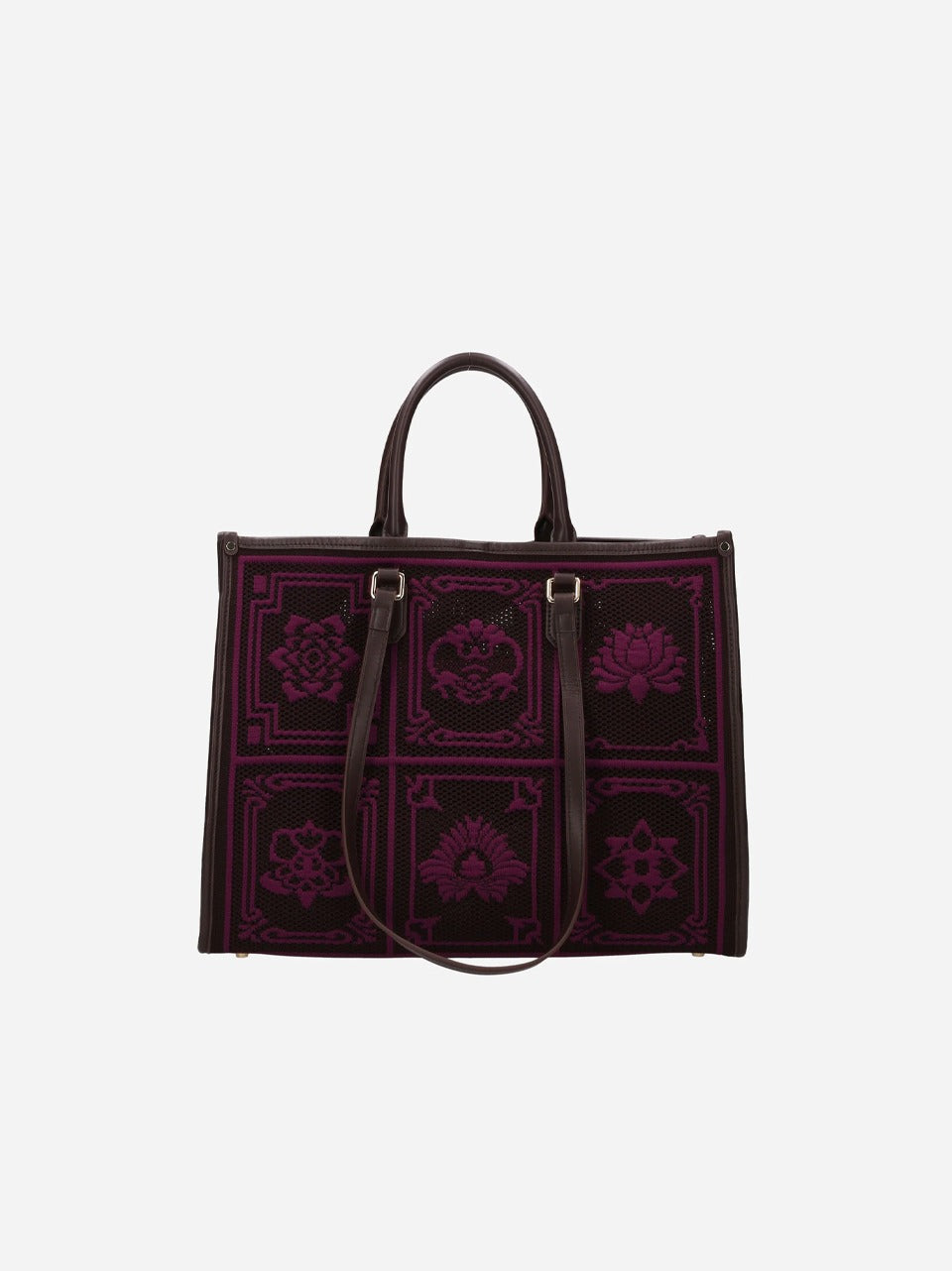 borsa athena grande stampa mandala 3005 MANDALANBROWN INCENSO MY-BEST BAGS 