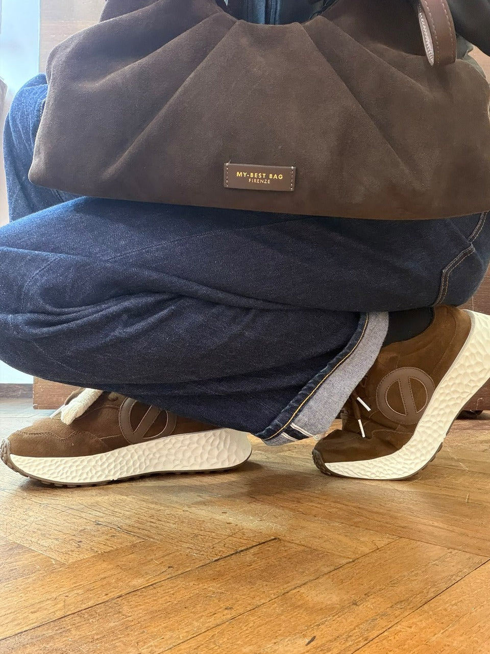 sneakers carter jogger suede CARTER JOGGERSUEDE BROWN NO NAME 