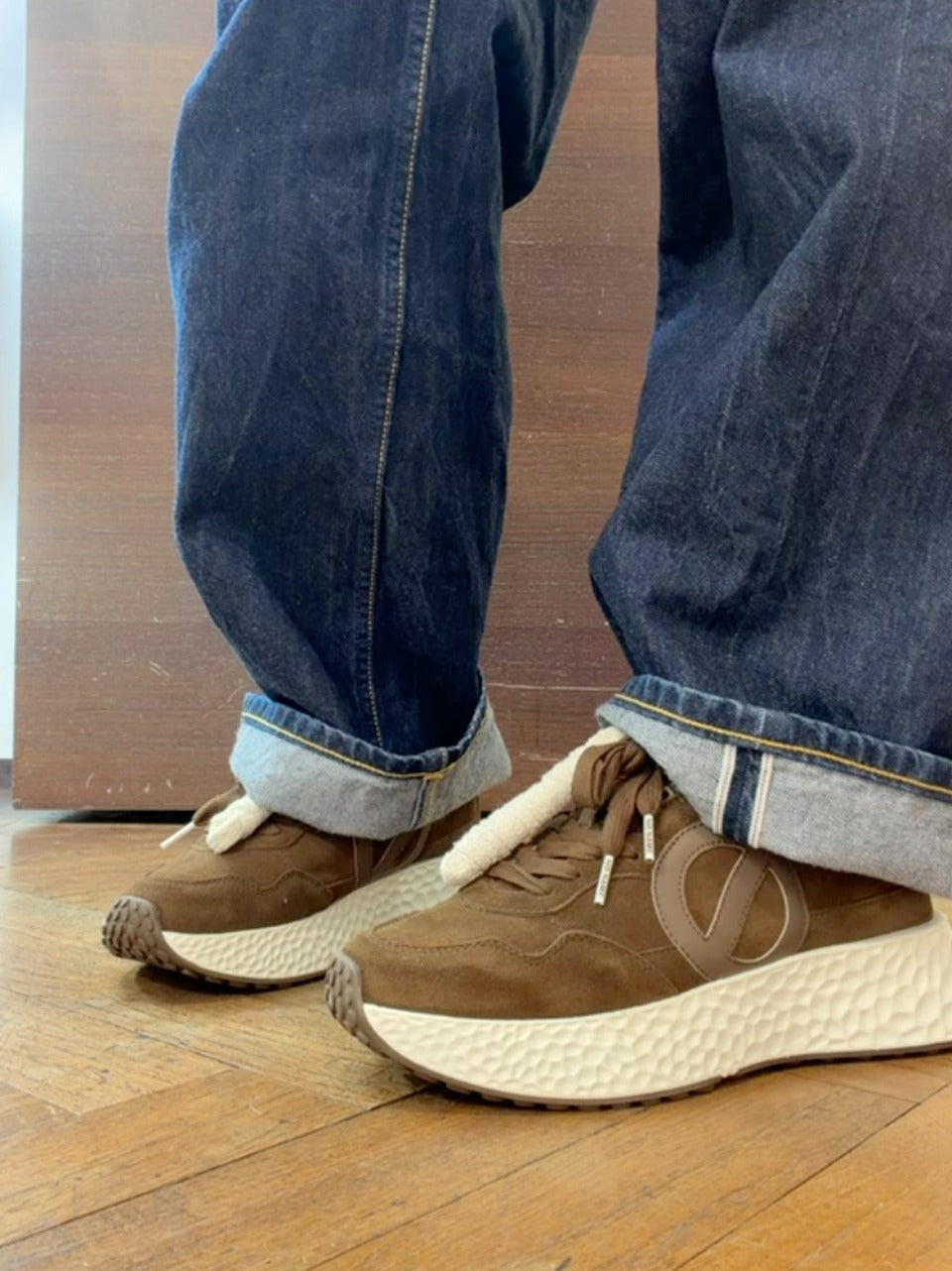 sneakers carter jogger suede CARTER JOGGERSUEDE BROWN NO NAME 