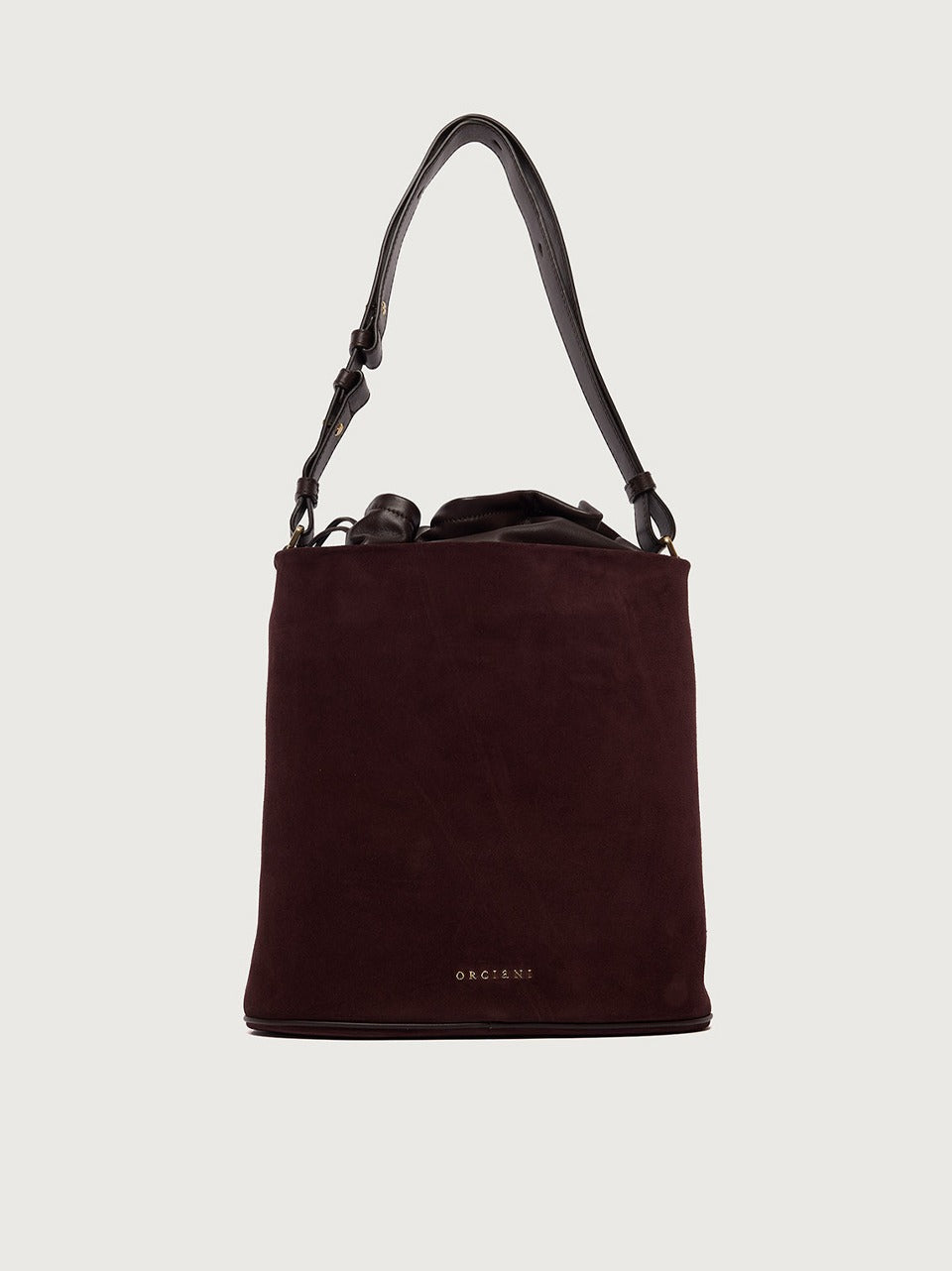 borsa hero secchiello B02241 HERO PEACH BURGUNDY ORCIANI 