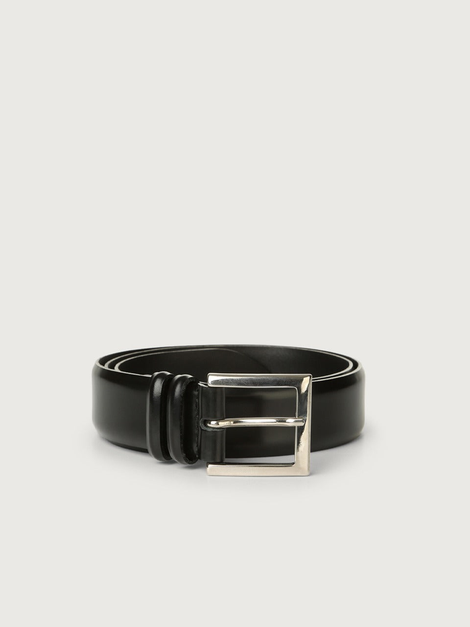 cintura classica in calf 3 cm U03201 NERO ORCIANI 