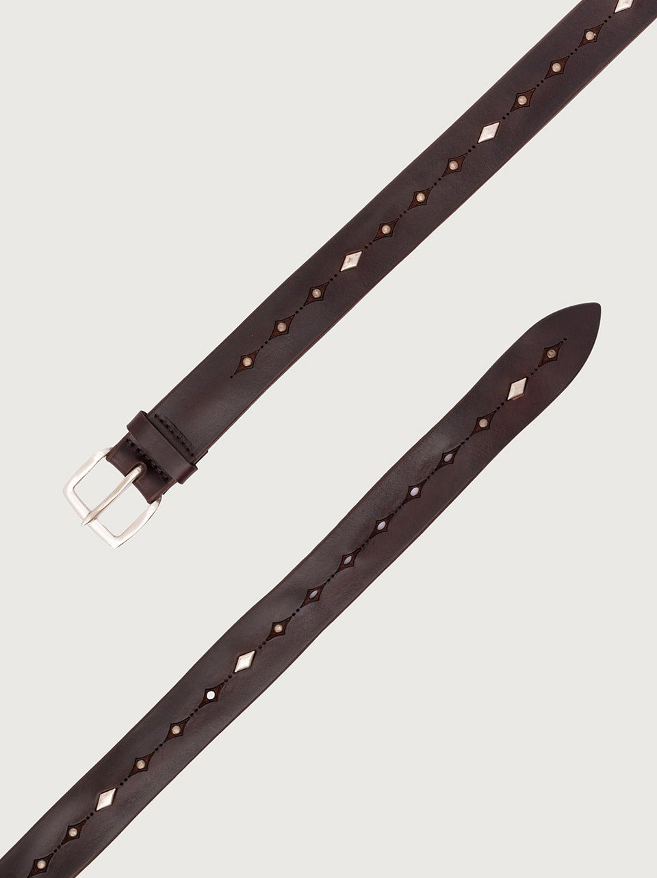 cintura bull soft con borchie cm 3,5 U08329BUS T.MORO ORCIANI 
