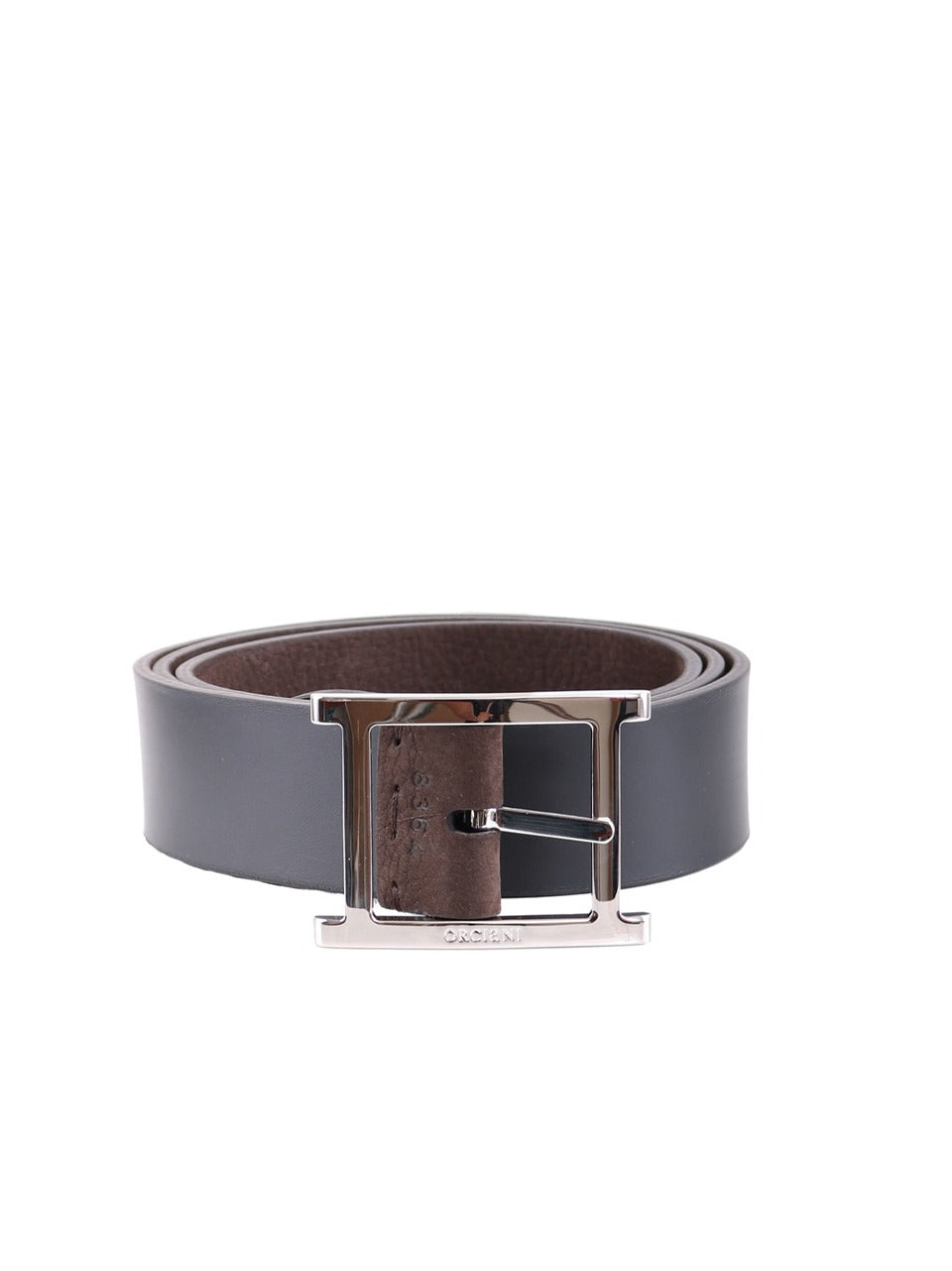 cintura reversibile in nabucco 3,5 cm U08364 A NBD T.MORO\NERO ORCIANI 