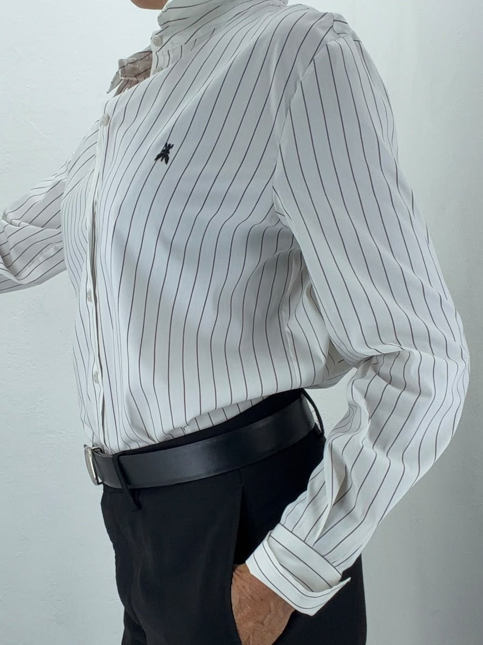 camicia gessata 8C0339 C0254 FG92 Patrizia pepe 