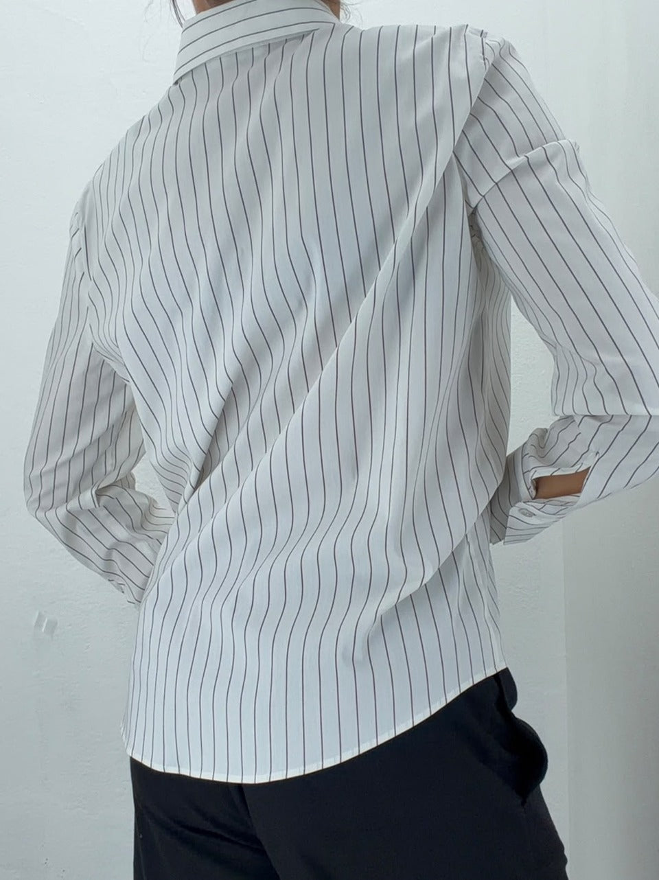 camicia gessata 8C0339 C0254 FG92 Patrizia pepe 