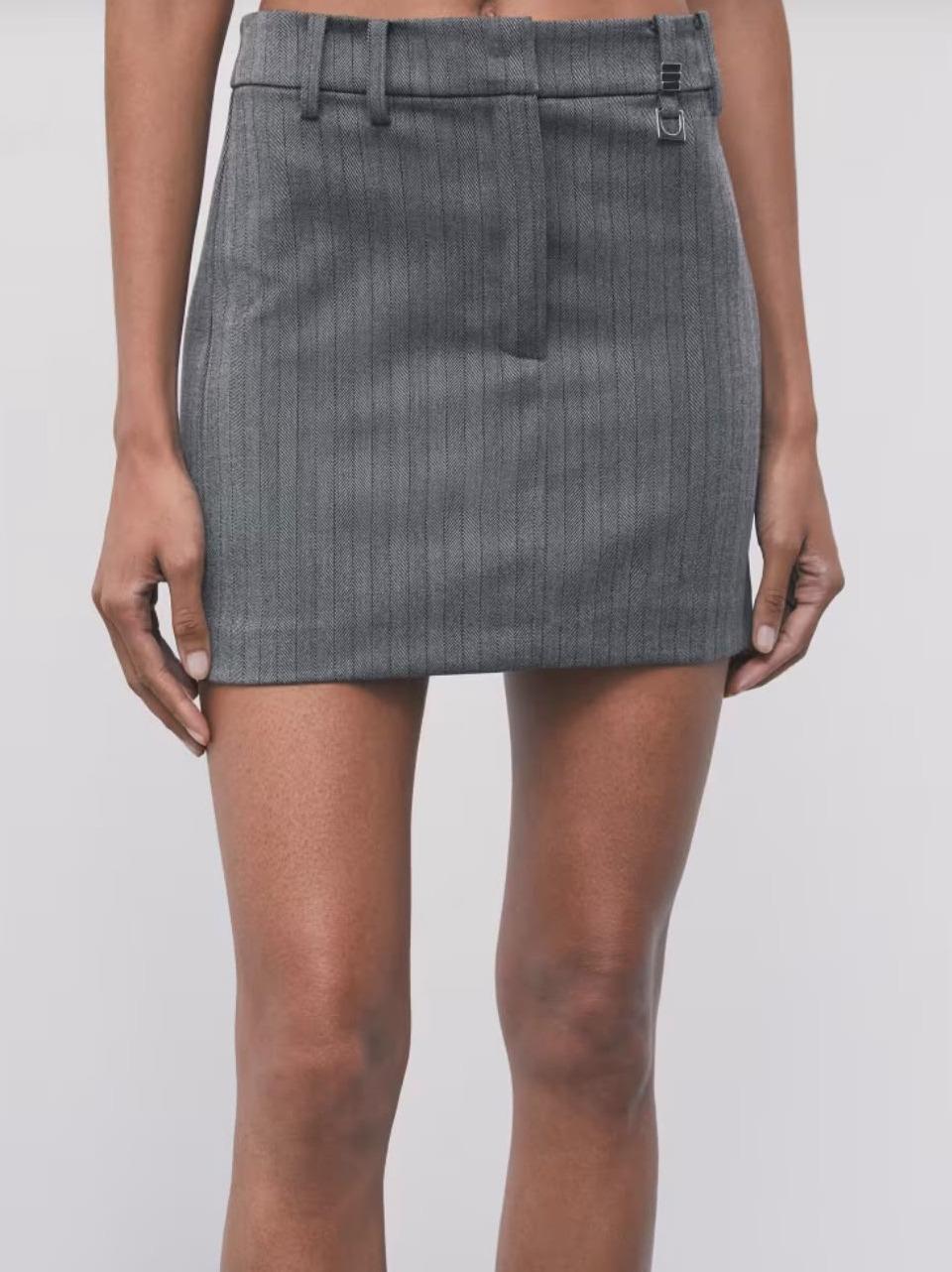 minigonna 8G0200 C0238 GREY Patrizia pepe 