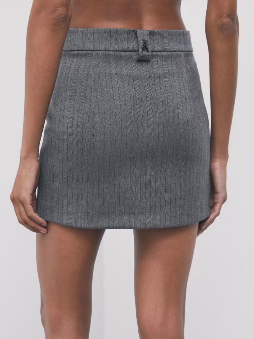 minigonna 8G0200 C0238 GREY Patrizia pepe 