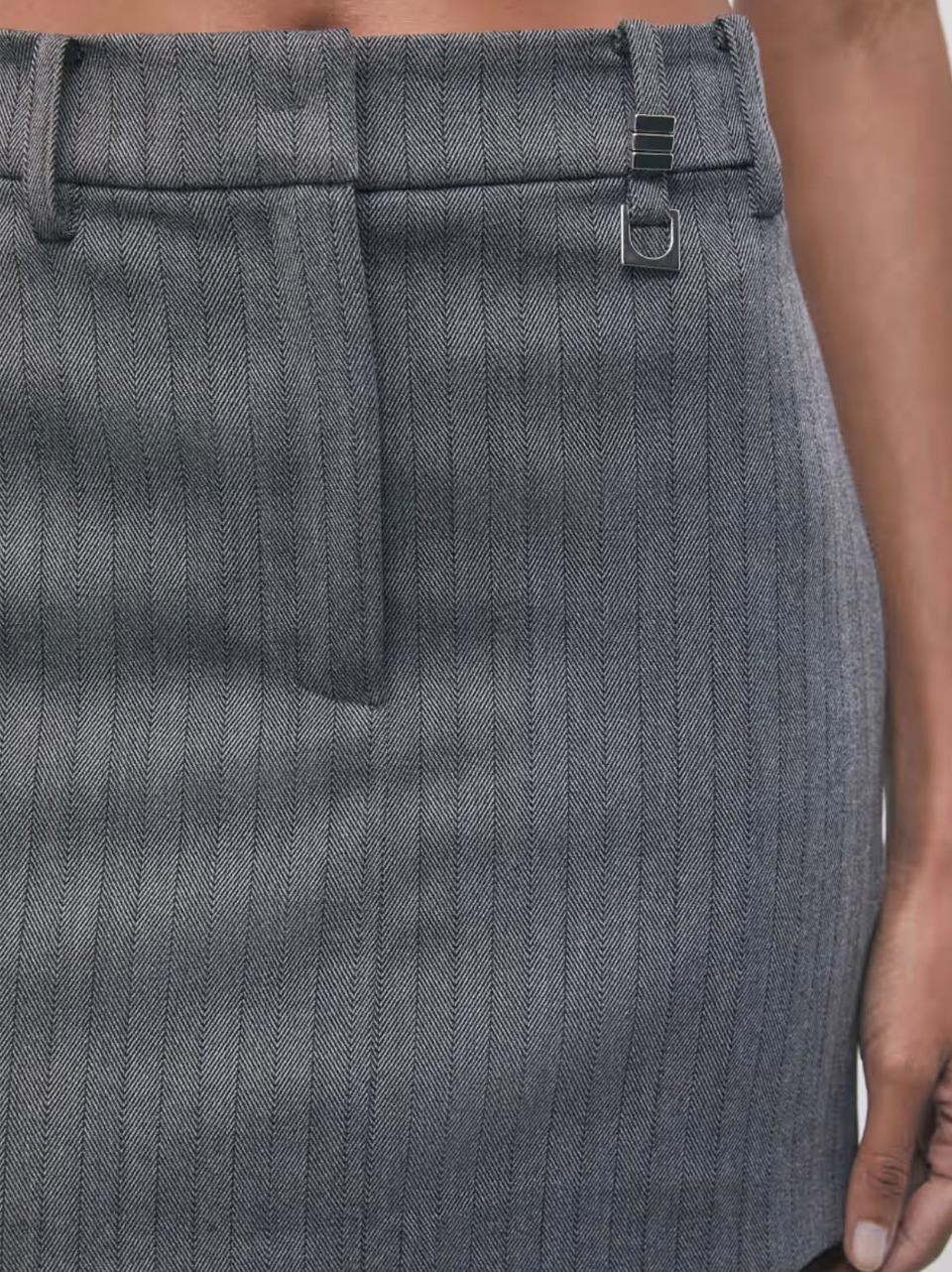 minigonna 8G0200 C0238 GREY Patrizia pepe 