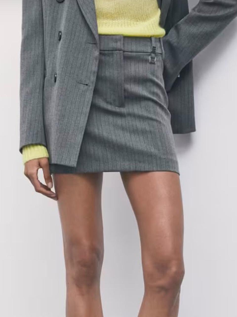 minigonna 8G0200 C0238 GREY Patrizia pepe 