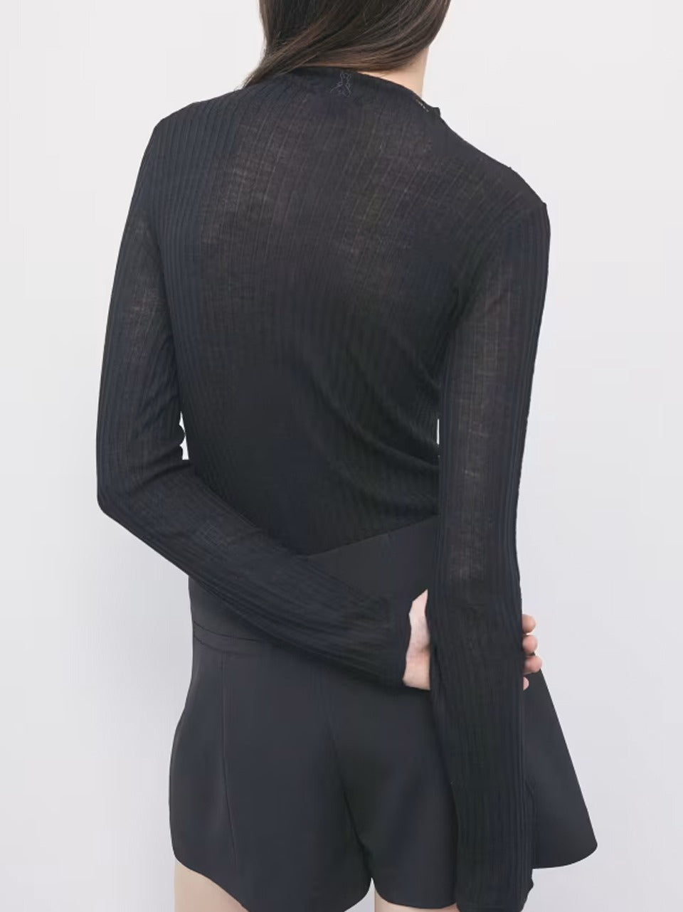maglia a costine leggere 8K0420 K034 N Patrizia pepe 