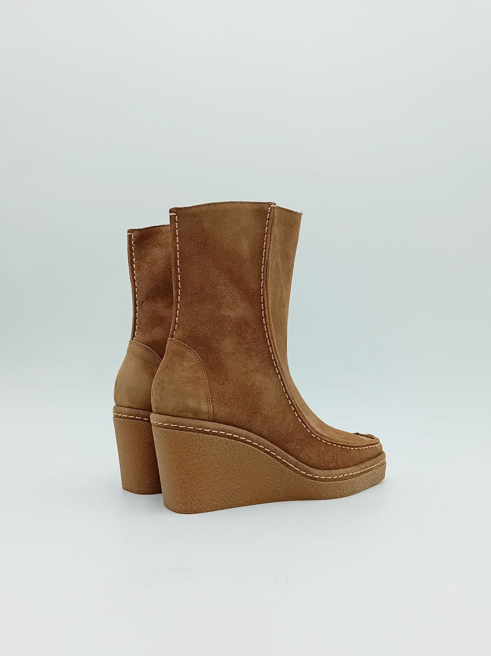 stivaletto con zeppa 12291 TAUPE PONS QUINTANA 