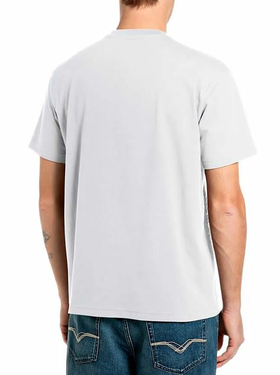t shirt manic corta M12BE B replay 