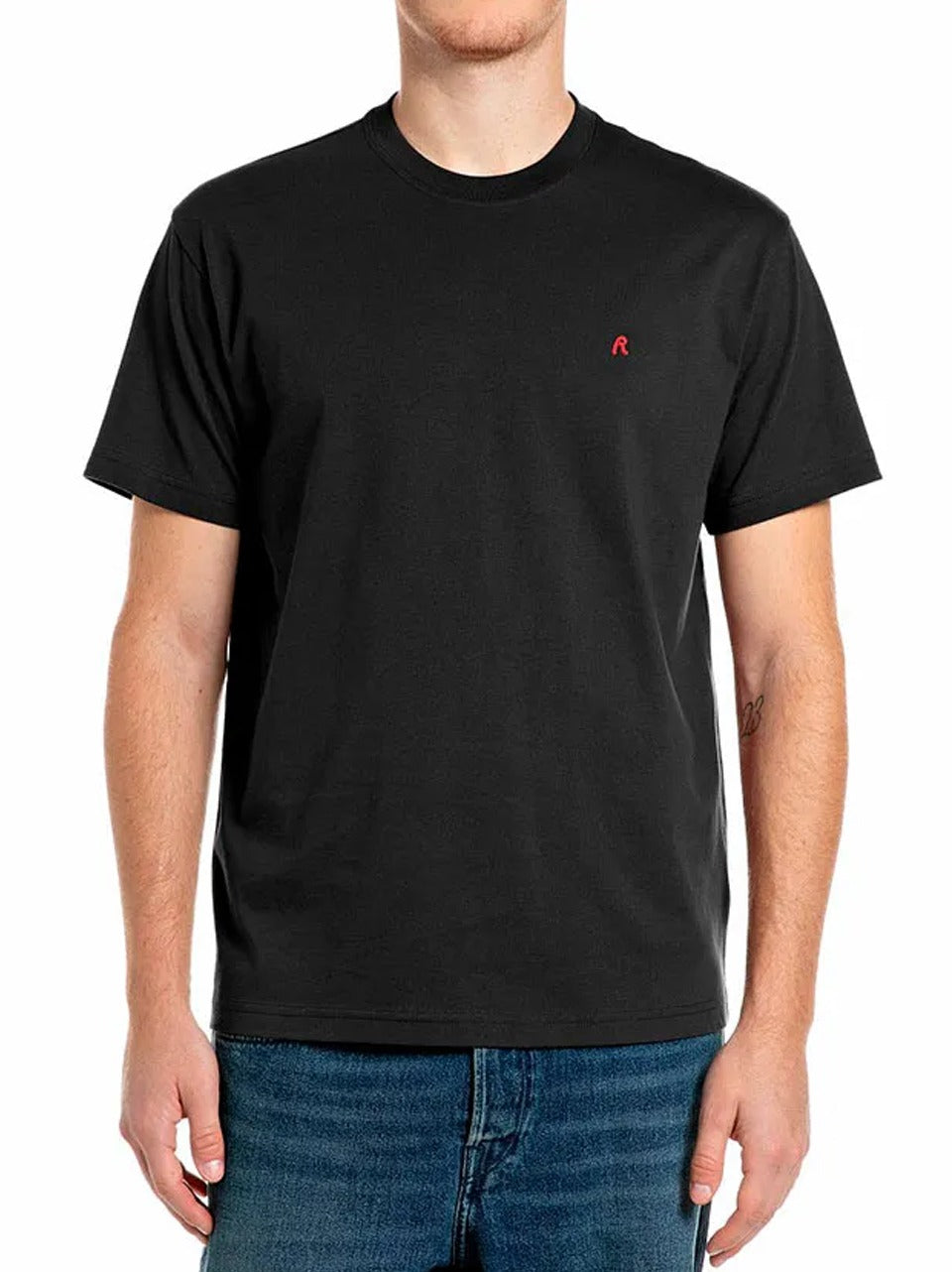 t shirt manic corta M12BE N replay 