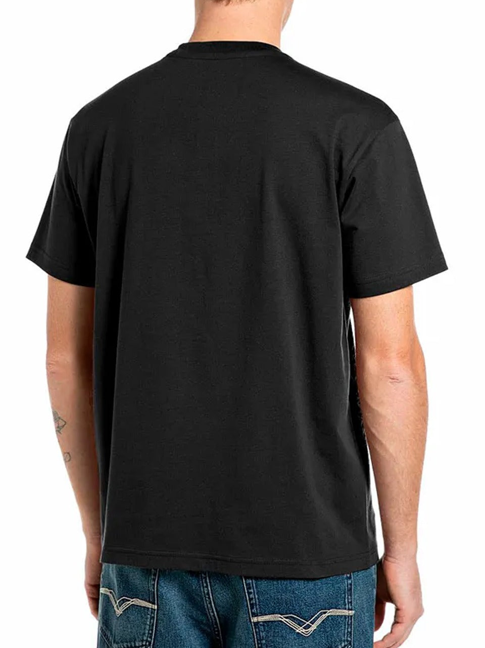 t shirt manic corta M12BE N replay 