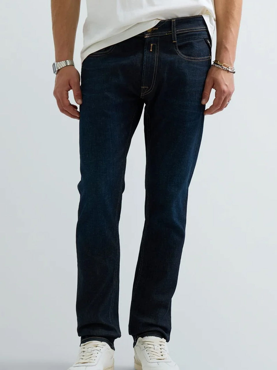 jeans slim coscia vestibile ROCCO 573220 DENIM replay 