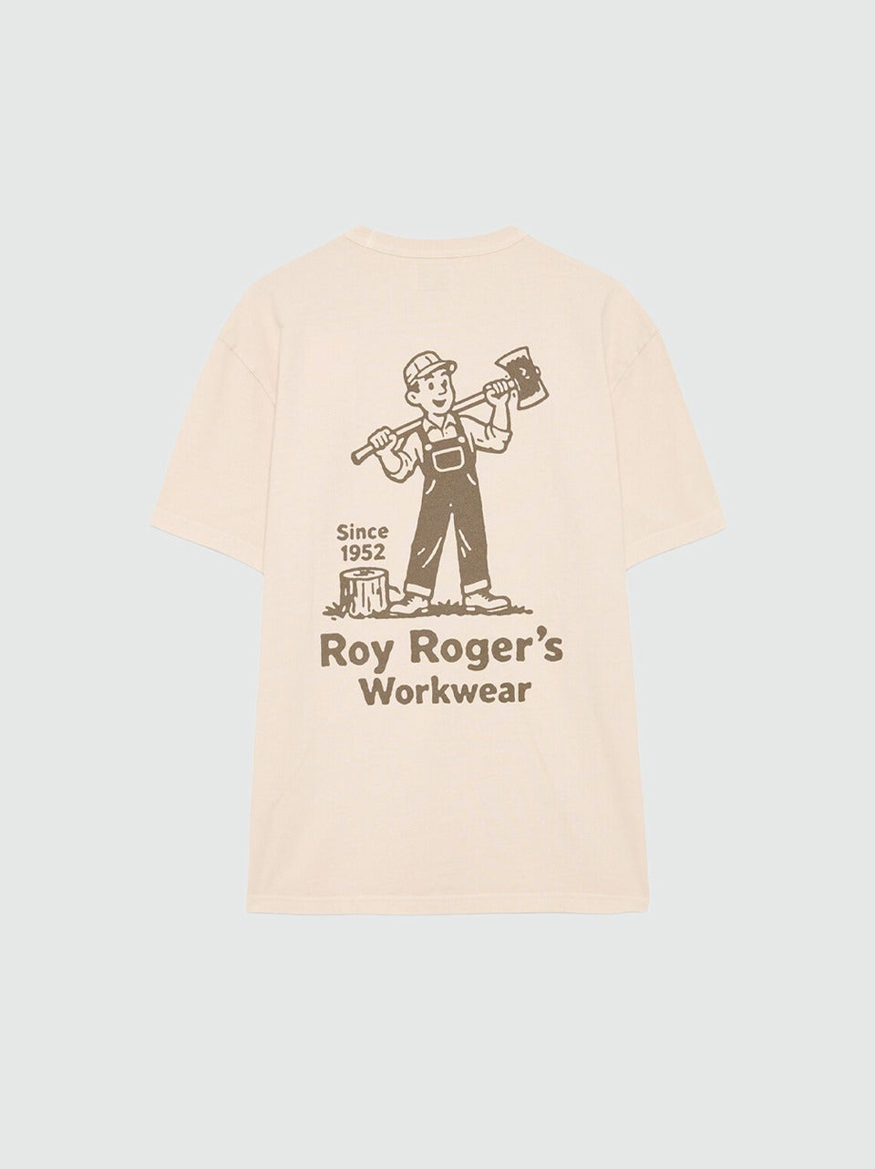 t-shirt circle logo CU23 C0087 ROY ROGER'S work wear 