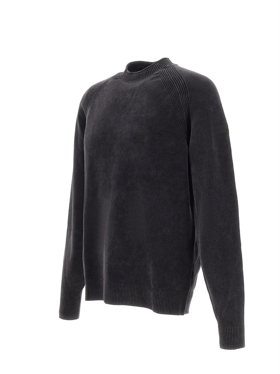 maglia girocollo ciniglia lavata W26153 10 RRD 